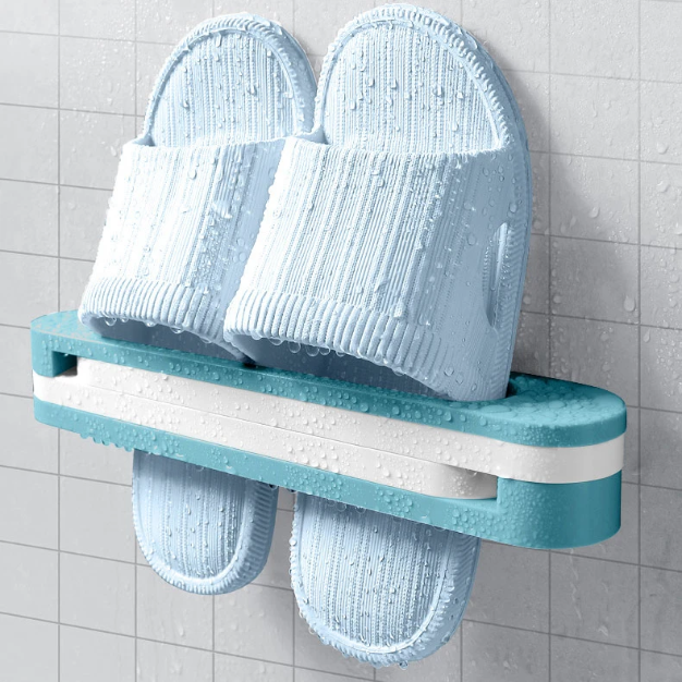 Wall Mounted Folding Slippers Shoes Bathroom towel Hanger
